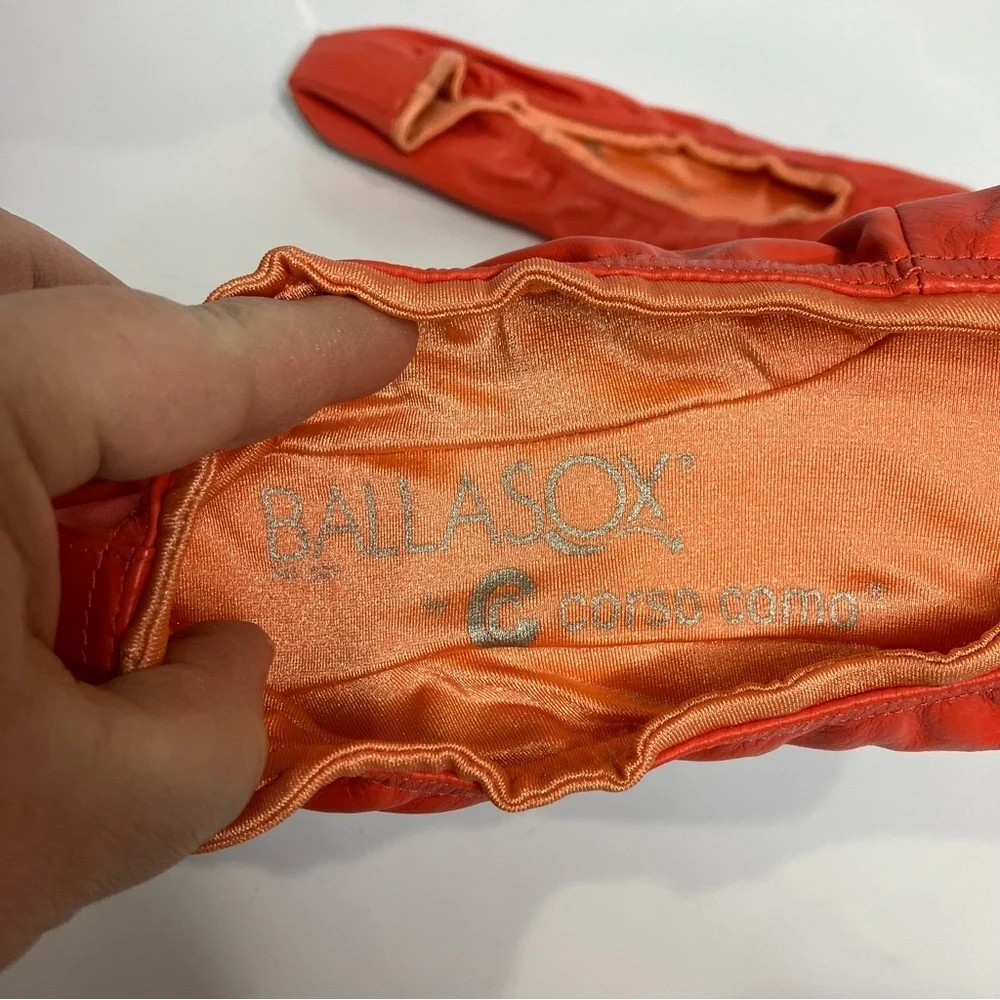 Corso Como Ballasox‎ ballet flats bright orange size 7